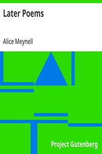 Cover of Later Poems — Inside the Classic