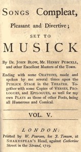 Cover of Wit and Mirth: or Pills to Purge...