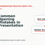 Common Opening Mistakes in Presentation Practice Replys