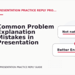 Common Problem Explanation Mistakes in Presentation Practice Reply English