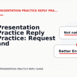 Presentation Practice Reply Practice: Request and Reply Examples