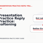 Presentation Practice Reply Practice: Softening Direct Sentences